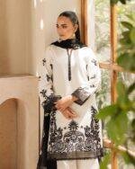 Discover the perfect blend of classic Pakistani craftsmanship and contemporary flair with our stunning 3-piece Premium Cotton ensemble